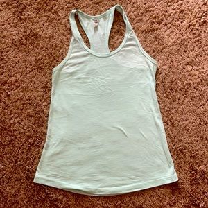 Next Level Mint Green Racerback Tank Size Medium